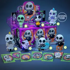 The Nightmare Before Christmas Series 3 Blind Box Mini Figures - Skull Jack Skellington Collectible Toys, Trendy Designer Figurines, For Movie Fans & Toy Collectors