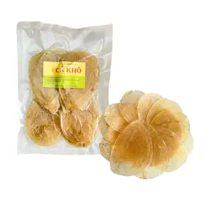 Vietnamese Pressed Goby in Betel Leaf Shape 1.1lb-Khô cá bống ép 500g/túi