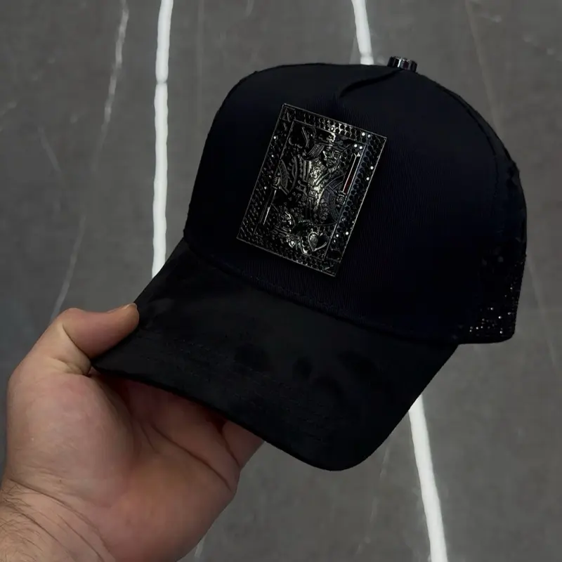 Gorra De Poker Black On Black