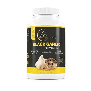 LILI ROSARIO BLACK GARLIC | FERMENTED GARLIC EXTRACT | IMMUNE SUPPORT | ODORLESS | 1500 MG | 90 CAPSULES Herbal Dietary Supplement Edible Healthcare Supplement