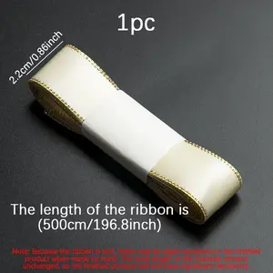 1pc High-Quality Gift Wrapping Ribbon, Vibrant Colors, Festive Design, Multi-Use Paper Ribbon, Smooth Anti-Crease, Durable, DIY Craft Supplies