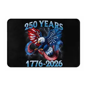 American Eagle 250th Anniversary Theme Bedroom Door Mat, Kitchen Rug, Entryway Home Decor, Durable Design, Perfect for Any Room