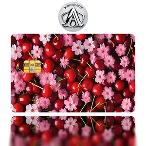 Cherries/Cerezas Debit Card Skin/Sticker - High Quality Vinyl for Customization and Personalization
