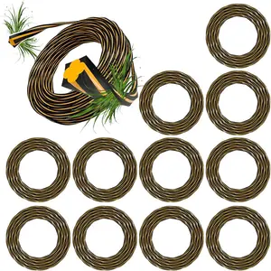 080 DWO1DT802 Pre-Cut Replacement String Timmer Lines Compatible with DEWALT Weed Eater, Square Twisted Weed Wacker String, 14ft. Per Roll Heavy Duty String, 12 Rolls, Total Length 168 ft.