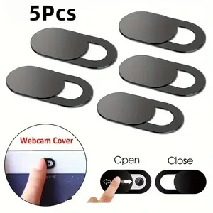 5pcs/10pcs  Webcam Cover Shutter Slider, Self-adhesive Laptop Camera Cover, Phone Lens Protective Sticker For Phone Laptop PC Tech Accessories