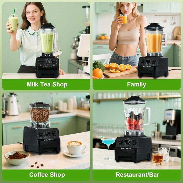 330W Powerful Blender for Smoothies Milkshakes Juices Easy Clean Home Kitchen Appliance Durable Design for Family Use