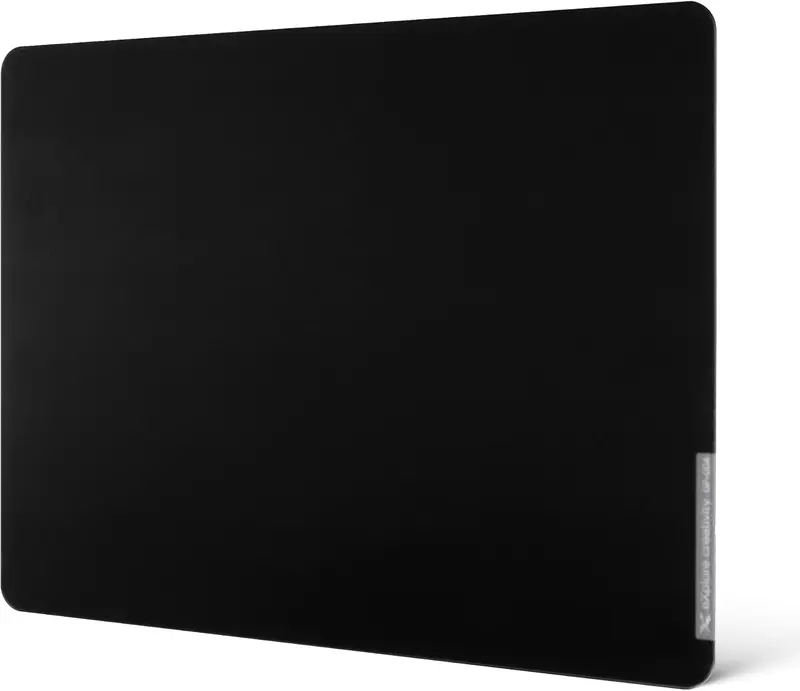 XVX Black Glass Mousepad 4.0, Hard  Pad for Gaming, Ultra-Smooth -Etched Surface  Mat with Non-Slip Rubber Base(410mm*310mm)