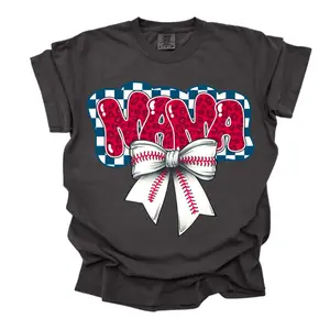 COMFORT COLORS baseball mama tee
