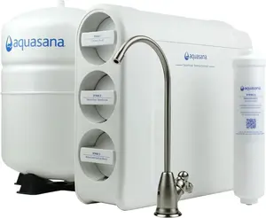 Aquasana NSF Certified 4-Stage Reverse Osmosis Water Filter System with Remineralization