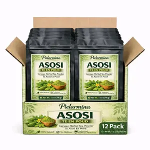 Pielarmina Ariana Cerasee Powder Natural Herbal Wellness Tea, 12-Pack Distinct Flavor Beverage, 24-Month Shelf Life