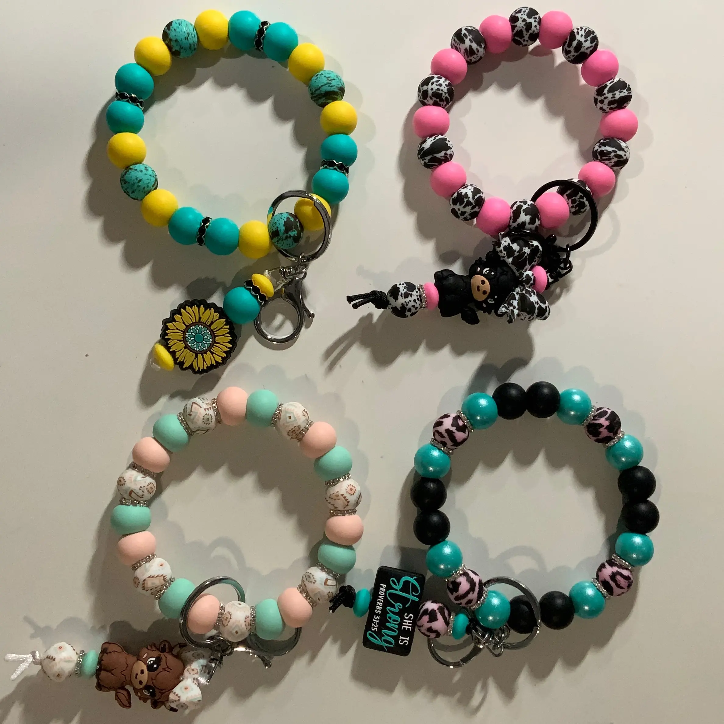 Beaded Wristlets