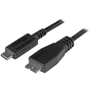 Startech 0.5 m USB-C to Micro-B Electronic Charging Cable, High-Speed Connector for Port-Enabled Devices