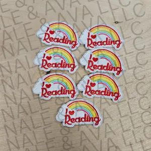 I Love Reading Hat Patch (1 Patch)