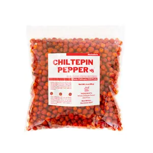 Chile Chiltepin de Sonora - Dried Chiltepin Peppers (Chile Tepin) – 1oz Bag - Great For Seafood, Sauces, Stews, Salsa, Meats | Para Mariscos y Varios Platillos Mexicanos - Very Hot with a Smoky Flavor.