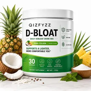 D-BLOAT Daily Bloat Relief Powder — 3-Flavor Variety Pack (Pineapple Coconut, Strawberry, Raspberry) | Daily Digestive Support | Helps You Feel Lighter & More Comfortable | 30 Servings Total
