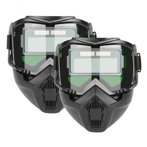 Auto-darkening welding helmet, anti-glare welder mask — protective face shield for TIG, MIG, plasma cutting and grinding — eye protection welding helmet for professionals and beginners, durable, comfortable full-face safety gear for workshop use outdoorfu