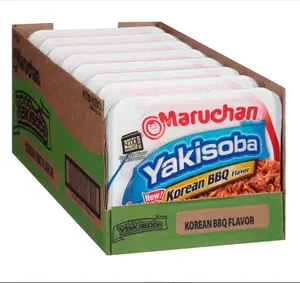 Maruchan Yakisoba Korean BBQ flavor, Japanese Instant Ramen Noodles, 4.12 Oz, 8 Count