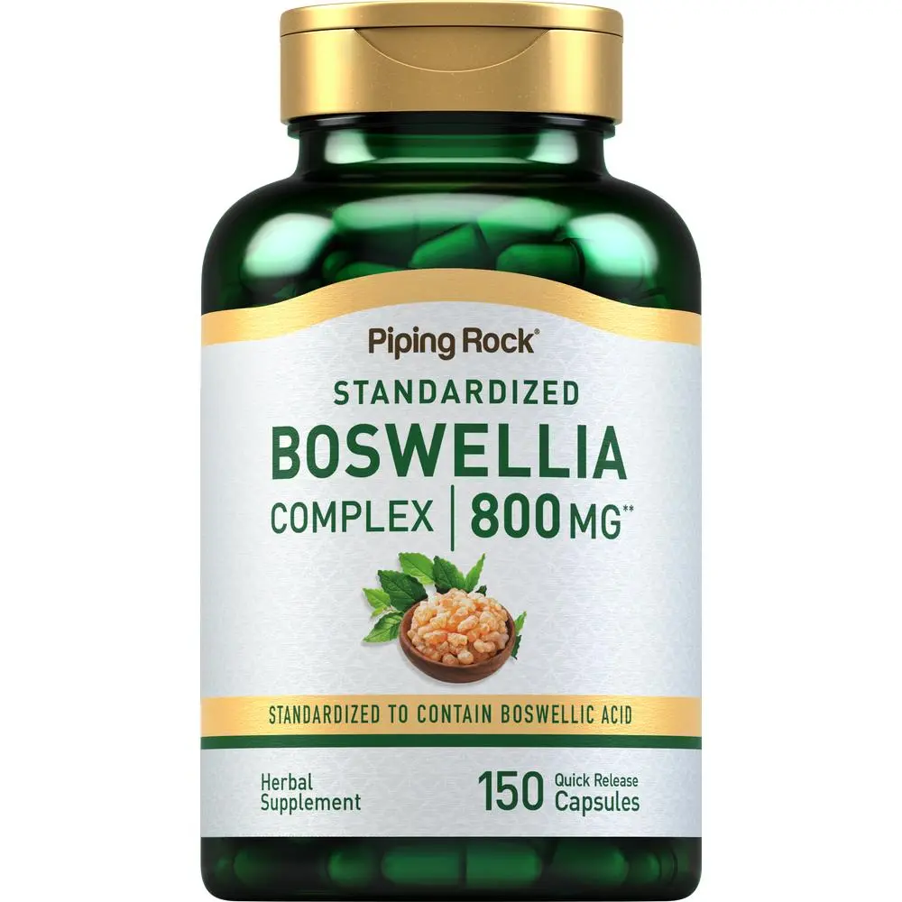 Piping Rock Boswellia Serrata Extract Capsules | 800mg | 150 Count | with Boswellic Acid | Non-GMO, Gluten Free Supplement