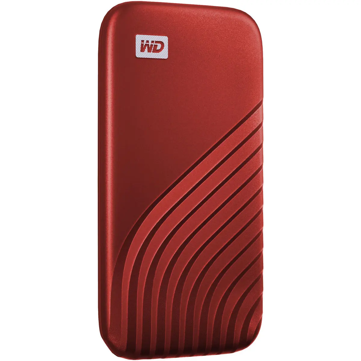 WD My Passport 2TB USB 3.2 Gen 2 Type-C Portable External SSD, Red