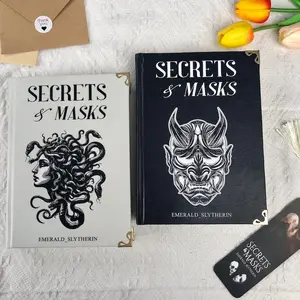 Secrets & Masks Hardcover Book Set – 2 Volume Dramione Fanfiction Collector Edition with Bookmark | Dark Academia Fantasy Fanfic Book
