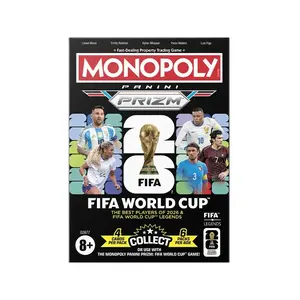 X 2026 Panini Prizm Monopoly FIFA World Cup Soccer 6-PACK Blaster BOX
