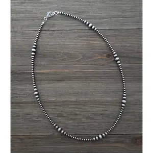 Multi Graduated Navajo Pearl Necklace Available from 14" to 60"