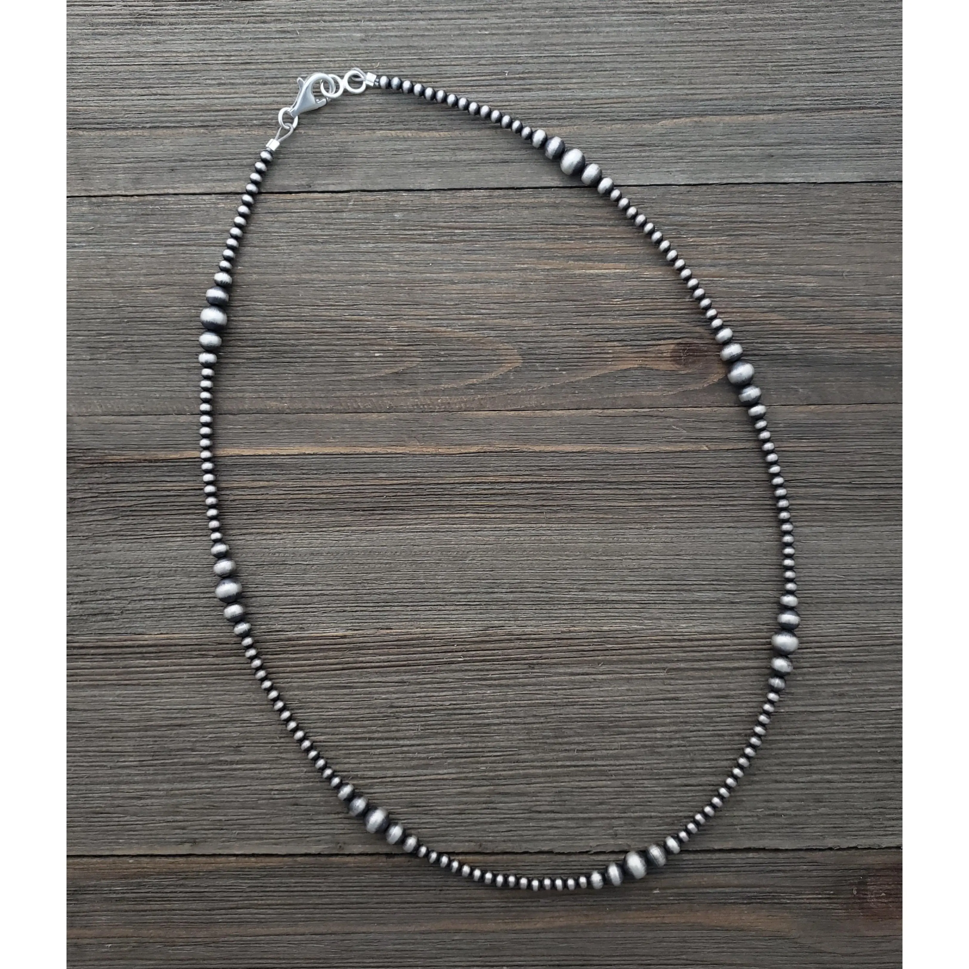 Multi Graduated Navajo Pearl Necklace Available from 14" to 60"