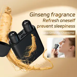 Double head flip nose suction cooling oil to refresh and enhance focus, relieve  congestion and runny nose in haler nasal aromatherapy stick