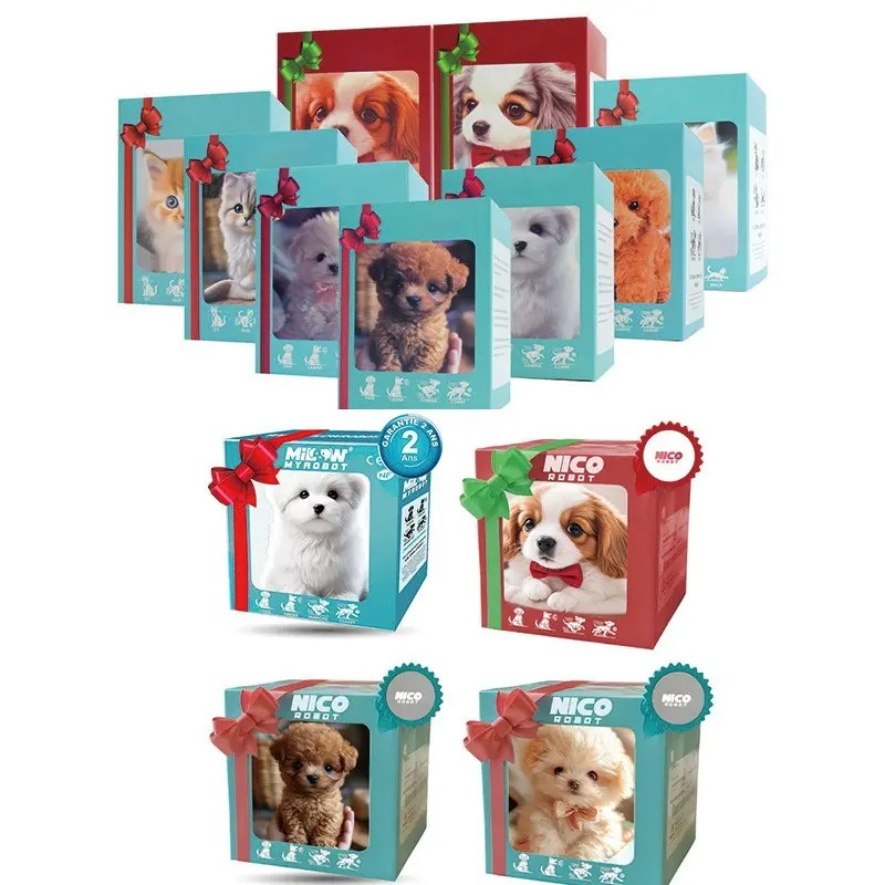 Ai Robotic Dog, Ultra-Realistic Artificial Advanced Smart Electric Pet, Mimes Walking & Barking, Interactive High-Tech Electronic Companion, Ideal Christmas Gift