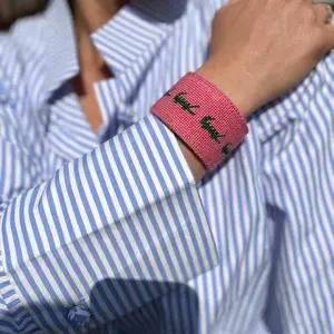 Later Gator Needlepoint Cuff Bracelet - Pre-Order