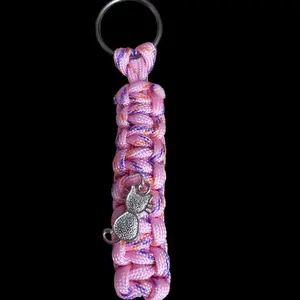 Charm Paracord Keychain