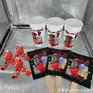 Customized Bundle (Cup, fans, and ribbons) Drinkware