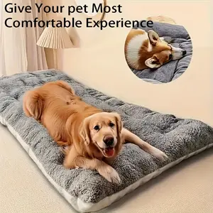 Extra Large Dog Bed Mat, Thickened Pet Mattress, Thick Padding, Soft Non-Slip Surface, Easy Clean Polyester Floor, Indoor Outdoor Use, Ideal Gift, Golden Retriever