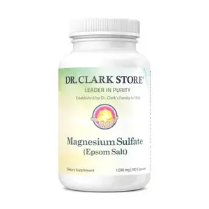 Magnesium Sulfate USP (Epsom Salt), 1030 mg 100 capsules
