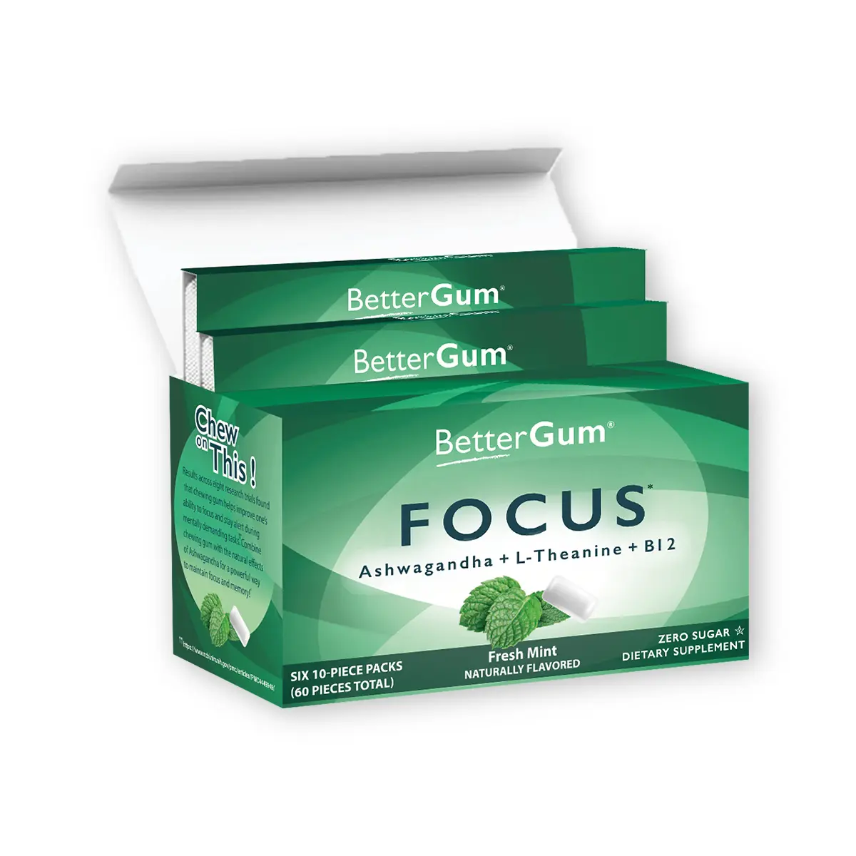 BetterGum Focus Gum