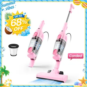 [Promoción] INSE R6X Aspiradora Escoba con Cable 600W 15KPa, Ultraligera sin Bolsa, 3 en 1 de Mano para Hogar, Alfombra, Suelo Duro, Pelo de Mascotas y Coche pet lovers Upright Vacuums summerwins DealsForYouDays