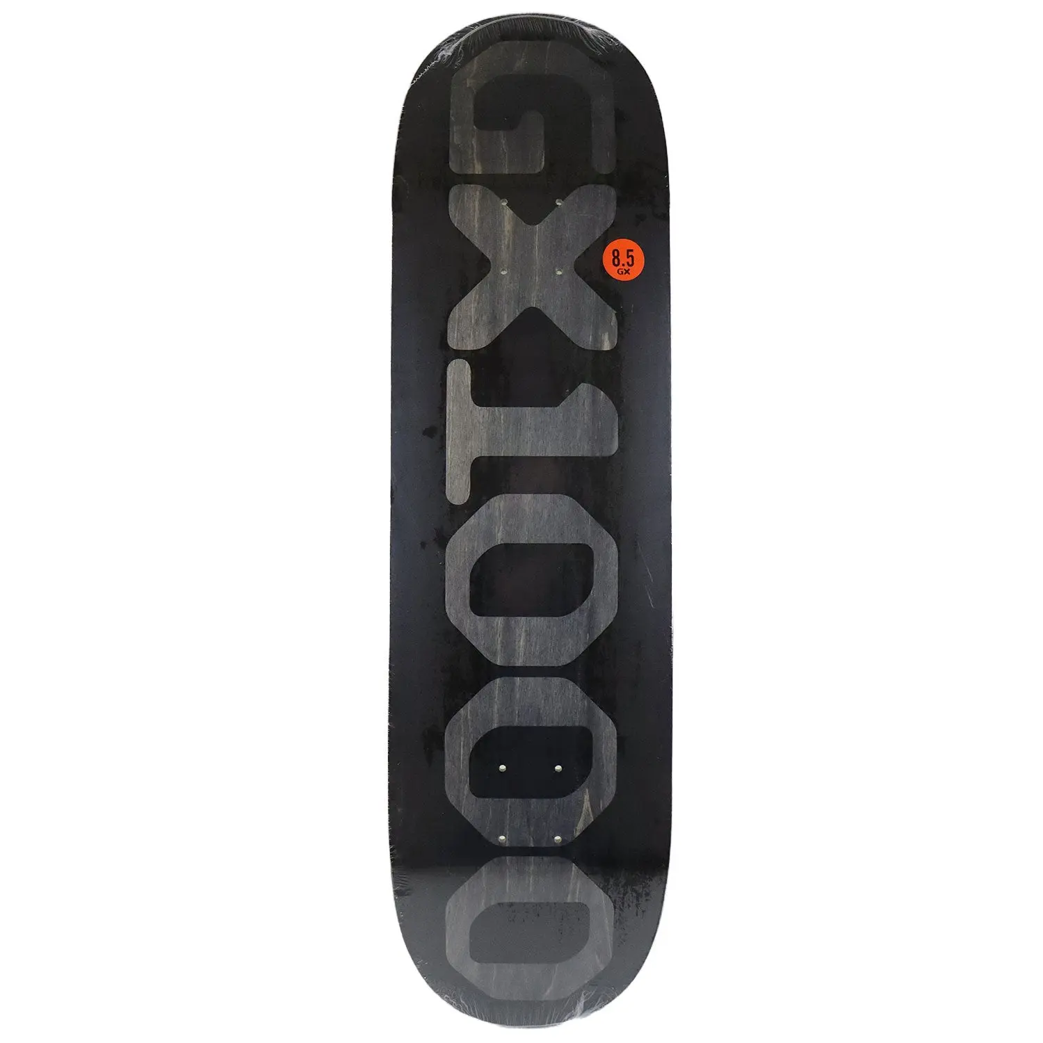 GX1000 Skateboard Deck OG Logo Black/Black 8.5" x 32.125"