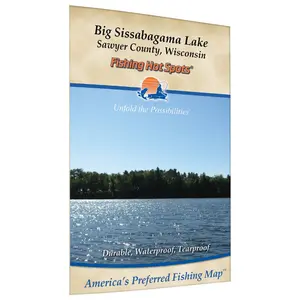 Big Sissabagama Lake (Sawyer County) - Fishing Hot Spots Map with Unfold the Possibilities Theme