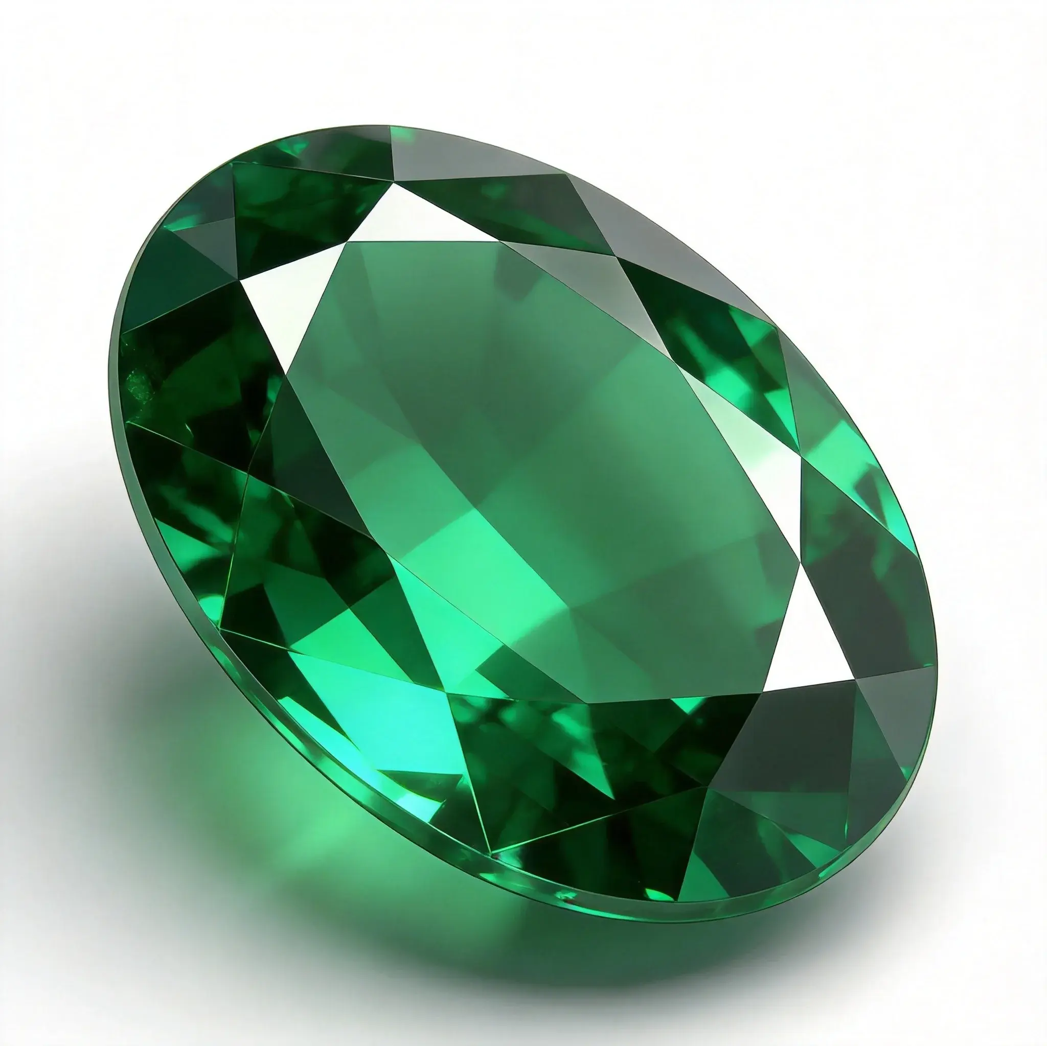 Lab Grown Emerald Oval Cut with Certificate Lab Grown Emerald Oval Cut with Certificate