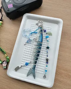 [NEW] Colorful Fish Keychain – Cute Beaded Pendant Accessories for Bags & Keys
