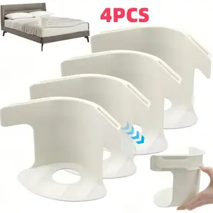 A fitted sheet fastener with a four-corner buckle design, compatible with all mattress sizes, securely holding the corners of your sheets; made of thick and durable material, say goodbye to slipping sheets. A must-have practical accessory for your bedroom