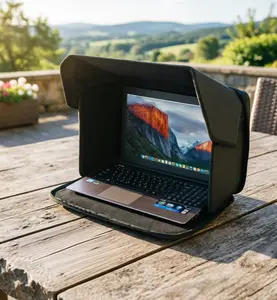 Outdoor Laptop Sunshade-Privacy Shield, Foldable Portable Protective Cover for Sports & Outdoor Use