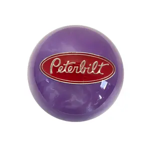 GS Peterbilt Round Gear Shift Knob, 57mm Pearl Finish Car Interior Accessory