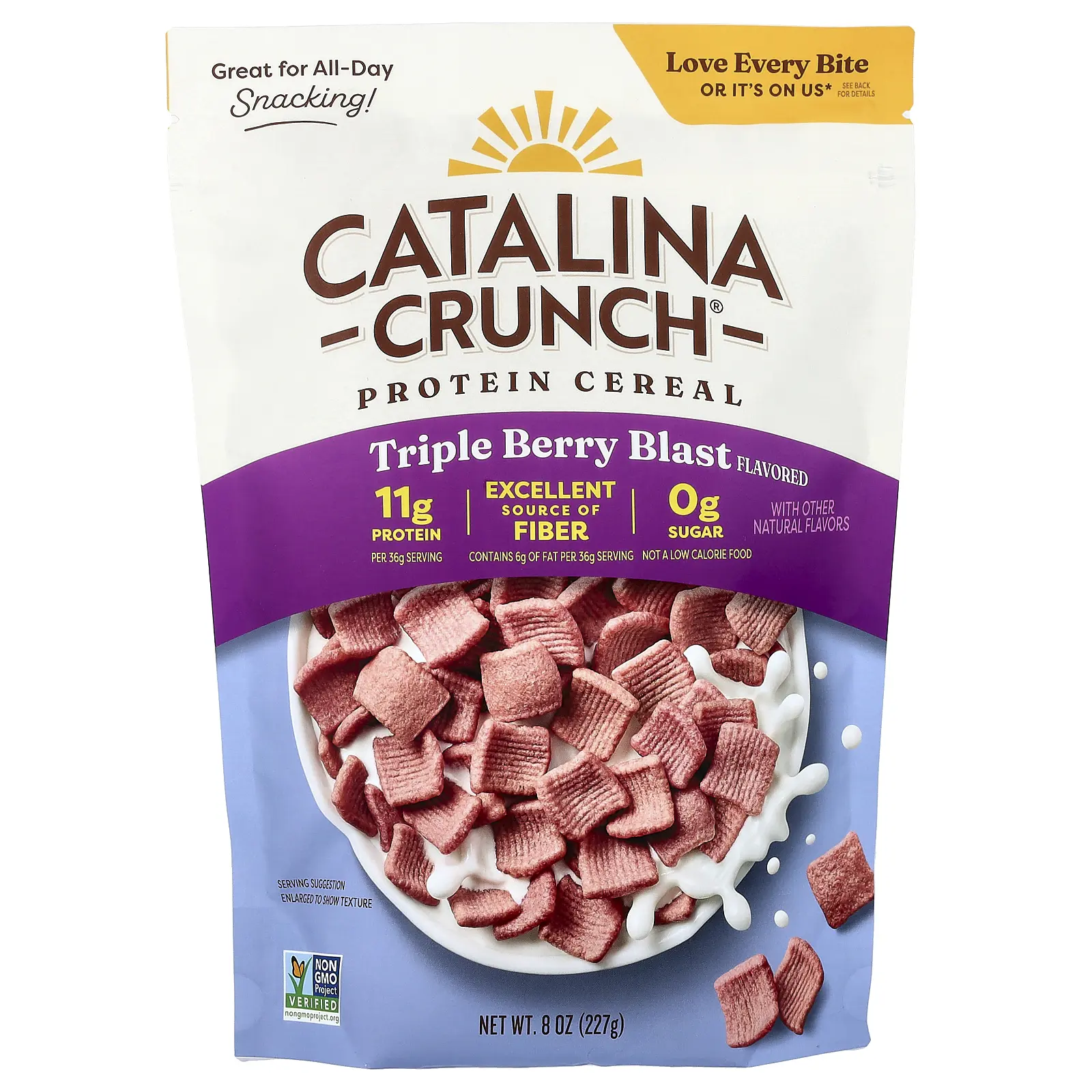 Catalina Crunch Protein Cereal, Triple Berry Blast, 8 oz (227 g) Catalina Crunch Protein Cereal, Triple Berry Blast, 8 oz (227 g)