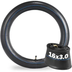 16x3.0 Bike Inner Tube, Bike Tube Replacement for Electric Scooter E-Bikes Mopeds Kids Bikes Unicycles Hybrid Bicycle