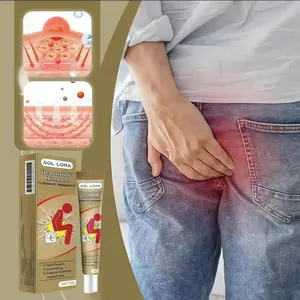 SOL LORA Hemorrhoids Cream 50% Strength Fast Relief for Pain Itching Burning Swelling 20g Tube Moisturizer Cosmetic Hydrating Ointment for Men Women