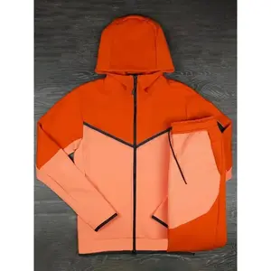 Men'S Trendy Casual Spring And Autumn Sportswear, Two-piece Hoodie Boutique Sportswear Set, Sportswear Set, Sweatpants Hoodie Set, Spring Autumn And Winter Casual Long Sleeved Two-piece Set