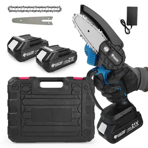 Electric Goddess 4 6 8 Inch Mini Cordless Chainsaw Brushless Electric Chain Saw Handheld Woodworking Cutter Garden Cutting Tool With Makita Battery