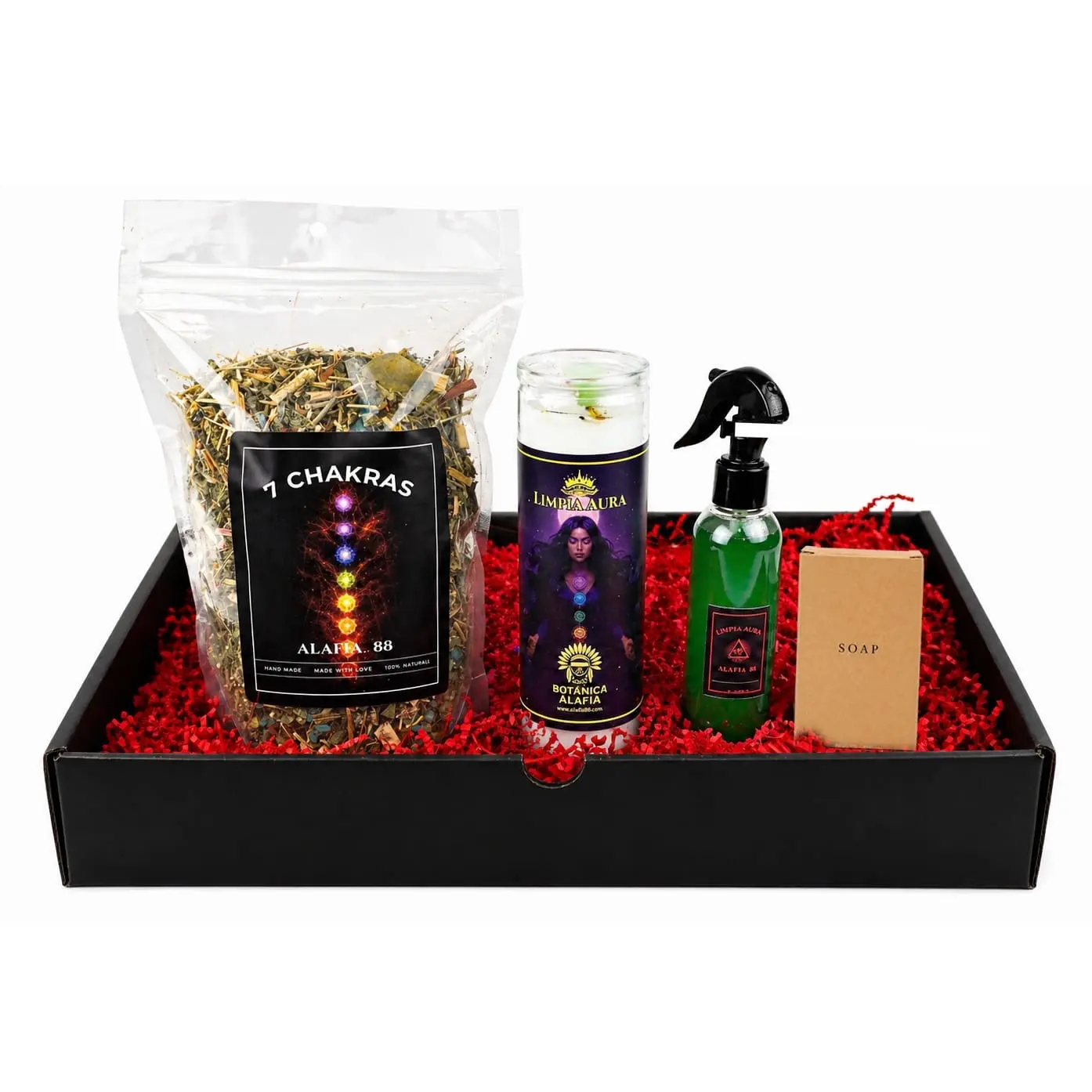 LIMPIA AURA Aromatic Candle Gift Set – Limited Edition Gentle Kit Rejuvenating Set Body Care