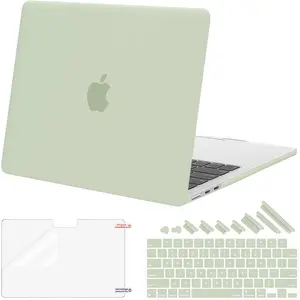 MOSISO Compatible with MacBook Air 13 inch Case 2025 2024 2023 2022 M4 A3240 M3 A3113 M2 A2681, Plastic Hard Shell&Keyboard Cover&Screen Film&Dust Plugs for MacBook Air 13.6 inch Case